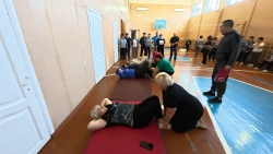 Педагоги и техперсонал Черноборской школы доказали: ГТО &ndash; это для всех!