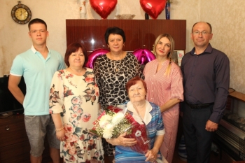 Жительница Светлого  отпраздновала свой девяностолетний юбилей