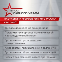 Наставники программы &laquo;Герои Южного Урала&raquo; &mdash; люди разных профессий