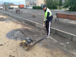 В Черноборском благоустроена площадь